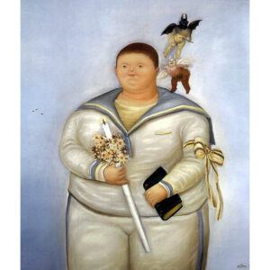 Fernado Botero zelfportrait-communion-19702