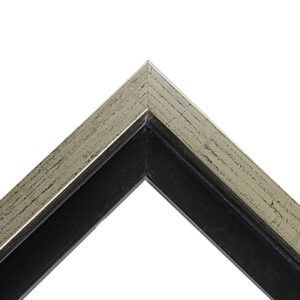 champagne zwart folie 40x35 mm