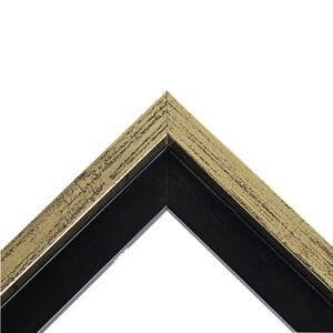 goud zwart folie 40x35 mm