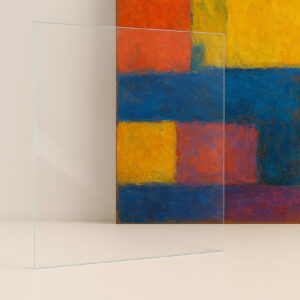 Museumglas (92%) 2mm dik glas