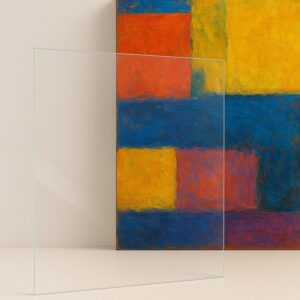 Museumglas (92%) 2mm dik glas