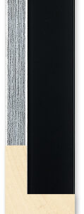 Alternative view of zilver met zwart 35x35 mm