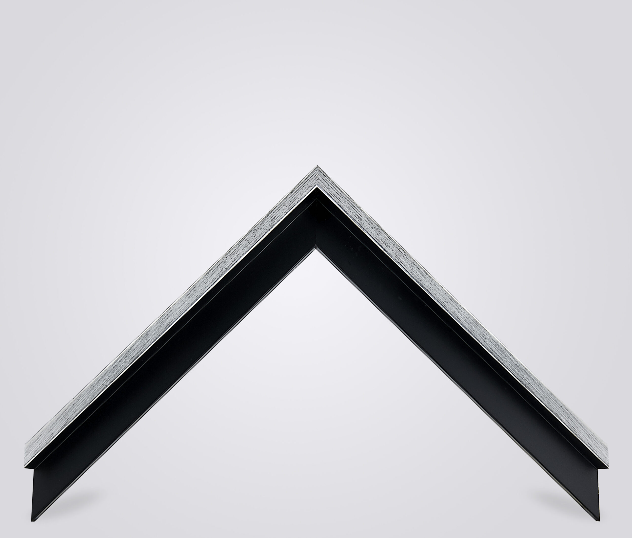 zilver met zwart 35x35 mm